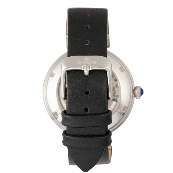 NWT Automatic Skeleton Dial Genuine Leather Watch main image 3